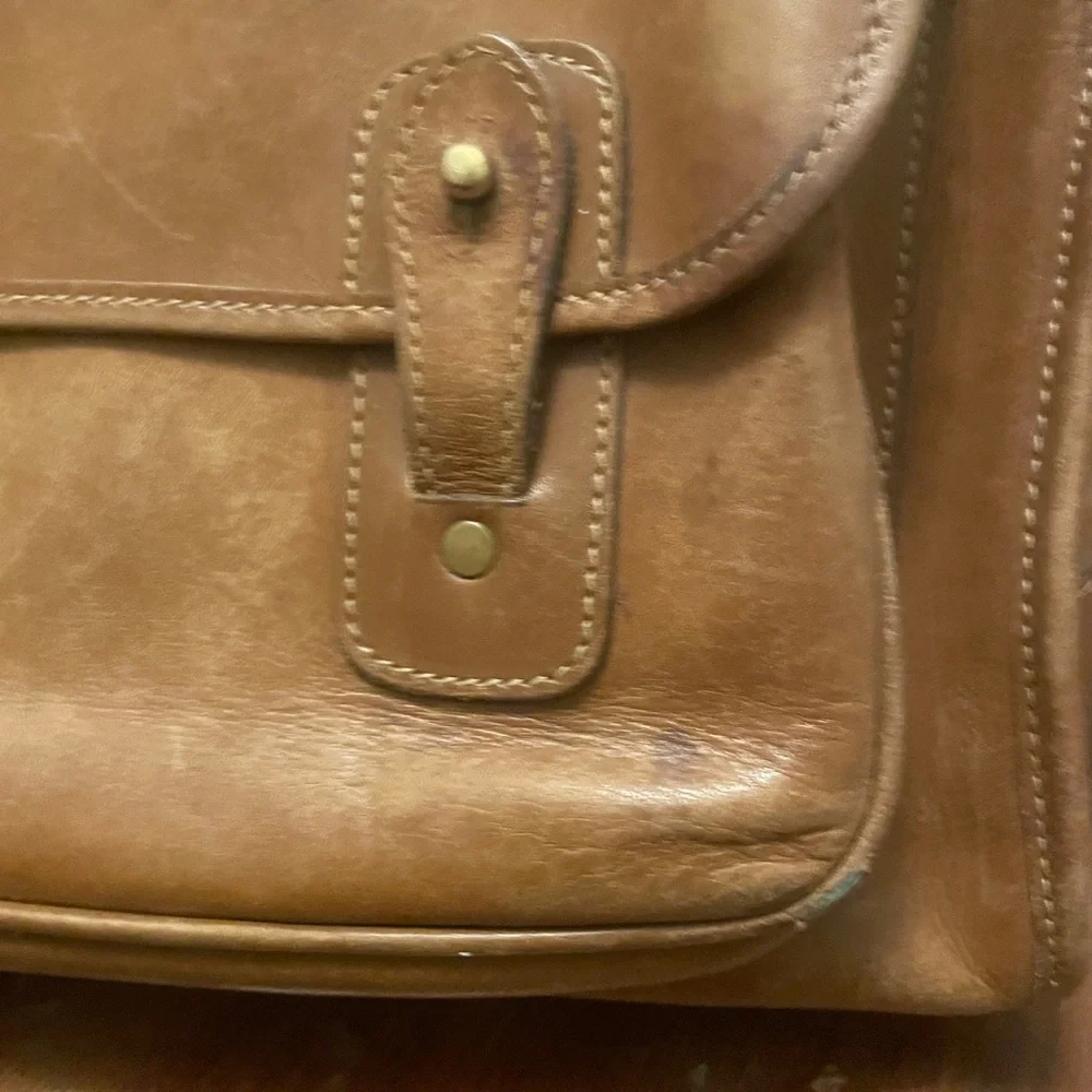 GHURKA No 8 Marley Hodgson The Courier Leather Messenger Bag Briefcase Brown VTG